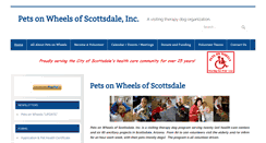 Desktop Screenshot of petsonwheelsscottsdale.com